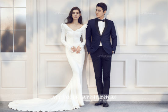 ATT时尚美人鱼婚纱