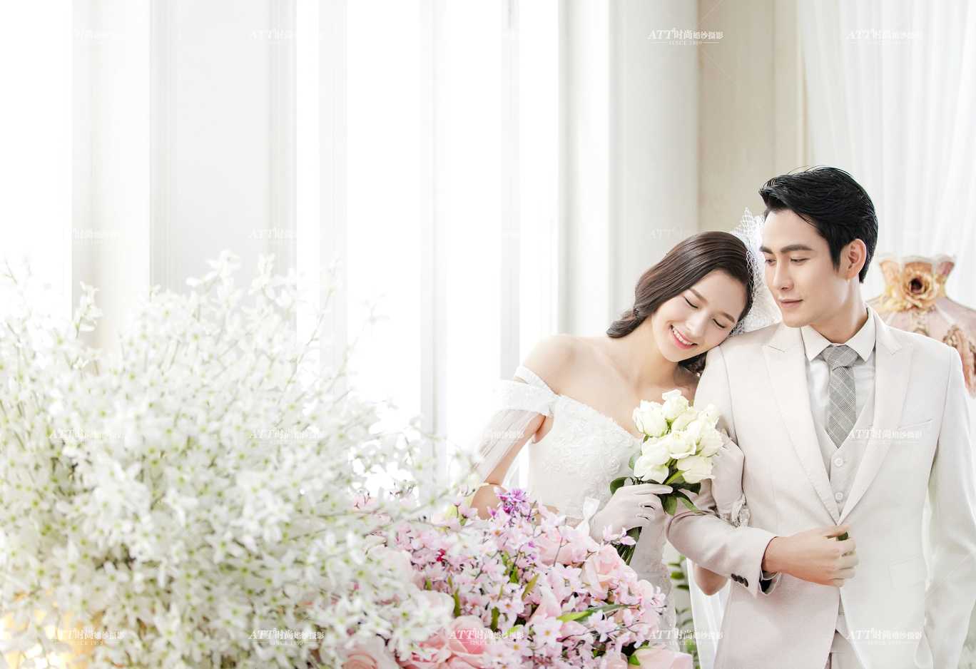 那么石家庄婚纱摄影哪家好呢？此图片出自att时尚婚纱摄影，你觉得怎么样