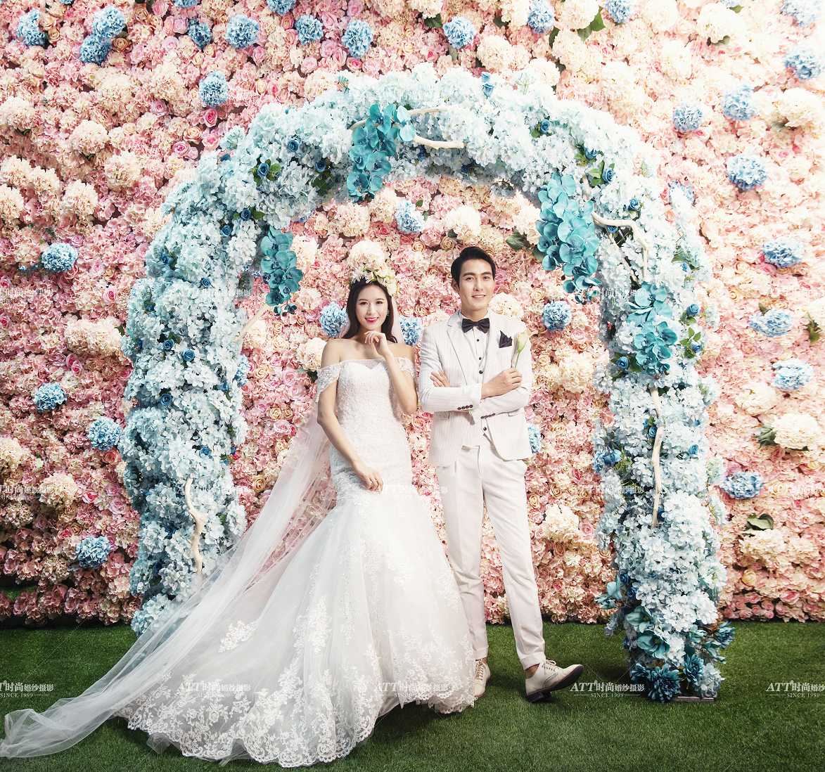 户外小清新婚纱照的拍摄技巧