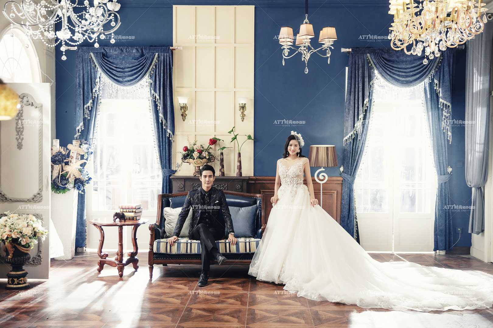 大家知道各星座的新人喜欢什么样的婚纱照吗